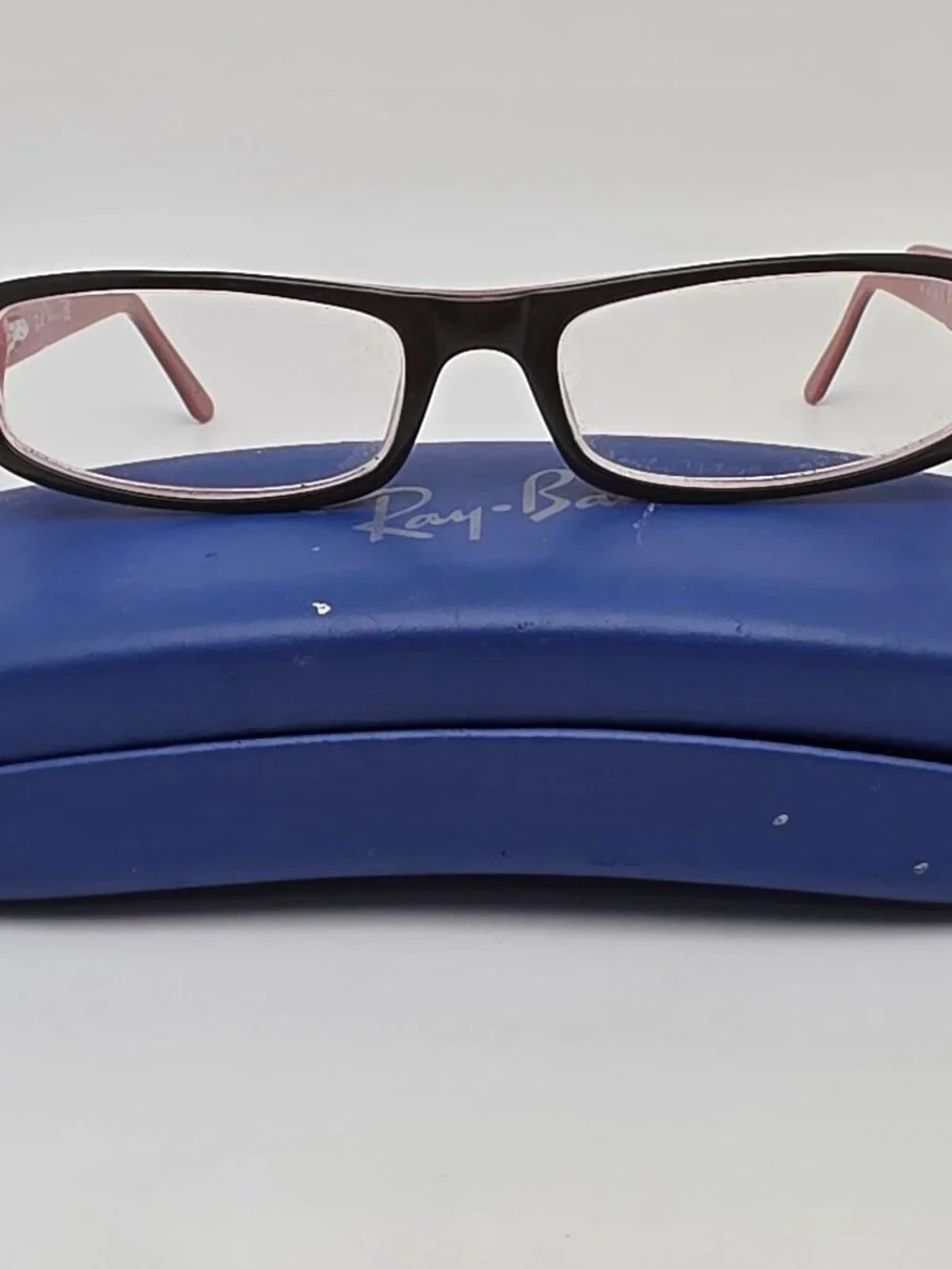 Ray-Ban RB5127 2296 Dark Grey on Pink Kids Eyeglasses Frame w Flexhinge and Case